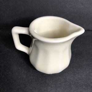 Hall China Mini Creamer Individual Canary Yellow Handled USA Restaurant Ware